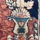 Very beautiful antique Persian carpet Tabriz very fine silk 135x160 cm
