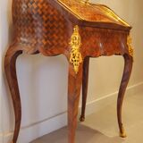 Writing table in marquetry