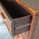 commode rotin et bambou années 70