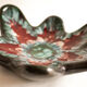 Flat ceramic Longwy Tourmalines, Made in France