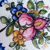 Spanish glazed stoneware talavera plate