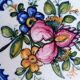 Assiette talavera grès émaillé espagnol
