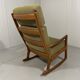 Fauteuil à bascule à dossier haut Ole Wanscher Senator années 1960