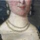 Oil on canvas "Bust of a Woman" 19th century