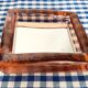 Miroir en verre rose d’Italie