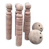 Wooden bowling game