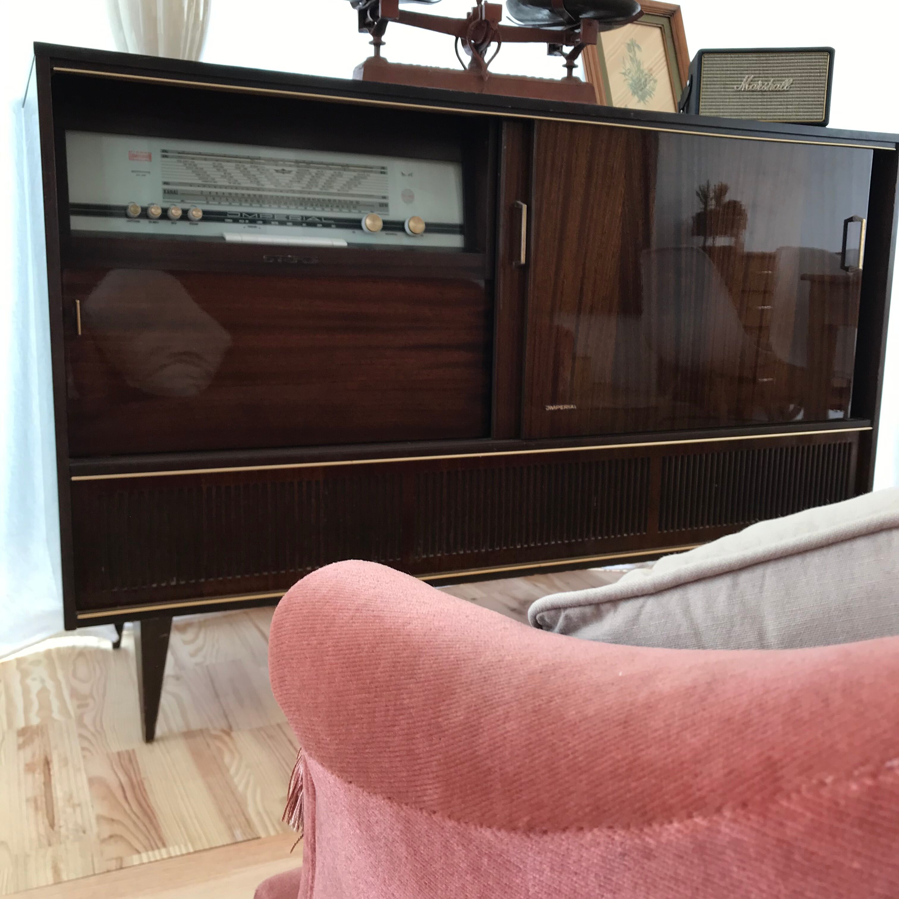 Meuble Hifi -Vidéo Vintage Impérial