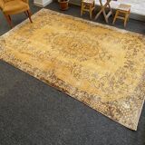 Tapis oushak jaune 200x300