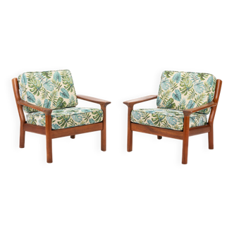 Pair of lounge chairs by Juul Kristensen for Glostrup Møbelfabrik, Denmark 1960s