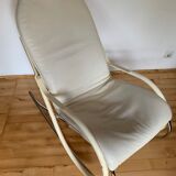 Vintage Swiss rocking chair by Paul Tuttle for Strässle, 1970s