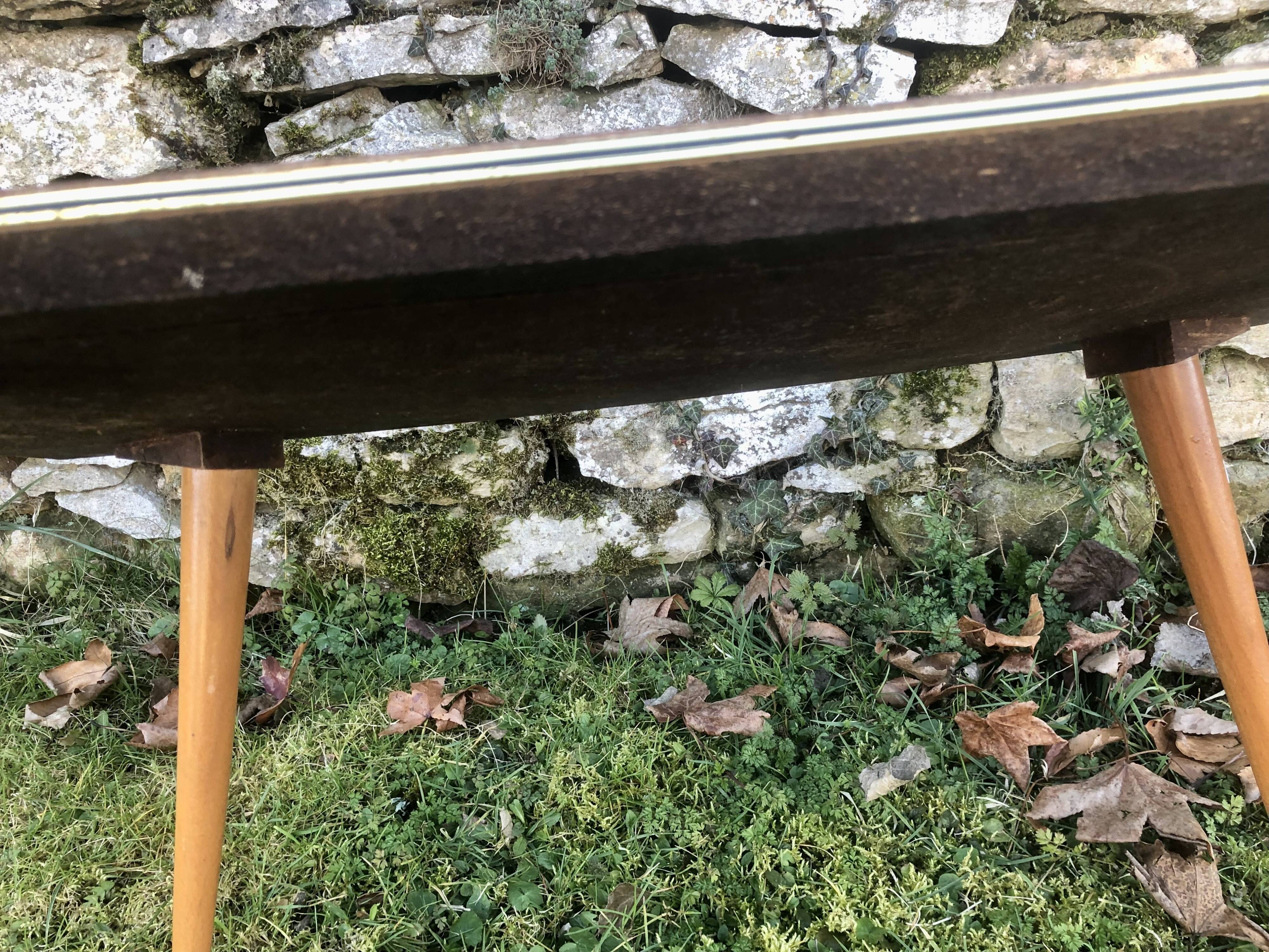 Varnished coffee table