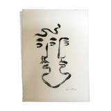 Painting, monotype on paper