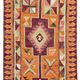 Turkish Handwoven Vintage Herki Kilim 98 cm x 320 cm