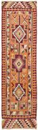 Turkish Handwoven Vintage Herki Kilim 98 cm x 320 cm