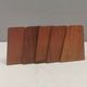 5 vintage bookends from the 1960s, teak with metal feet by Kai Kristiansen