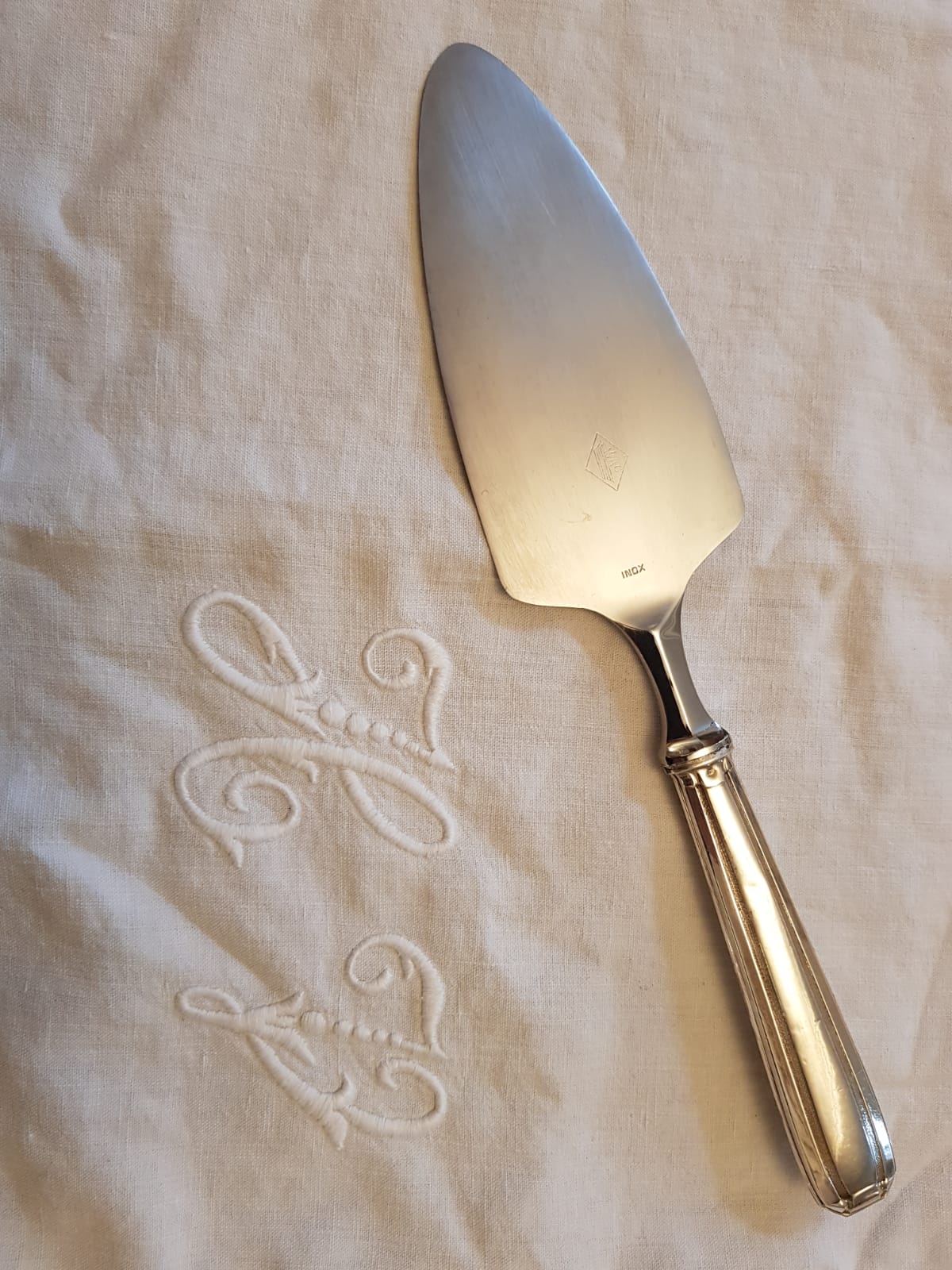 Pelle à tarte art déco en argent