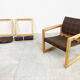 Pair of Diana armchairs designed by Karin Mobring for Ikea, 1980s