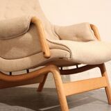 Danish vintage design armchair in oak