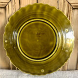 6 old Sarreguemines slip plates