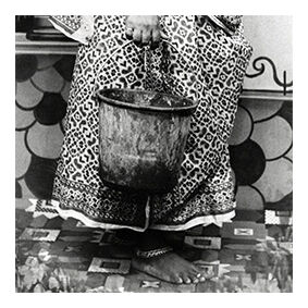 Strong woman portrait photography Rajasthan 60s