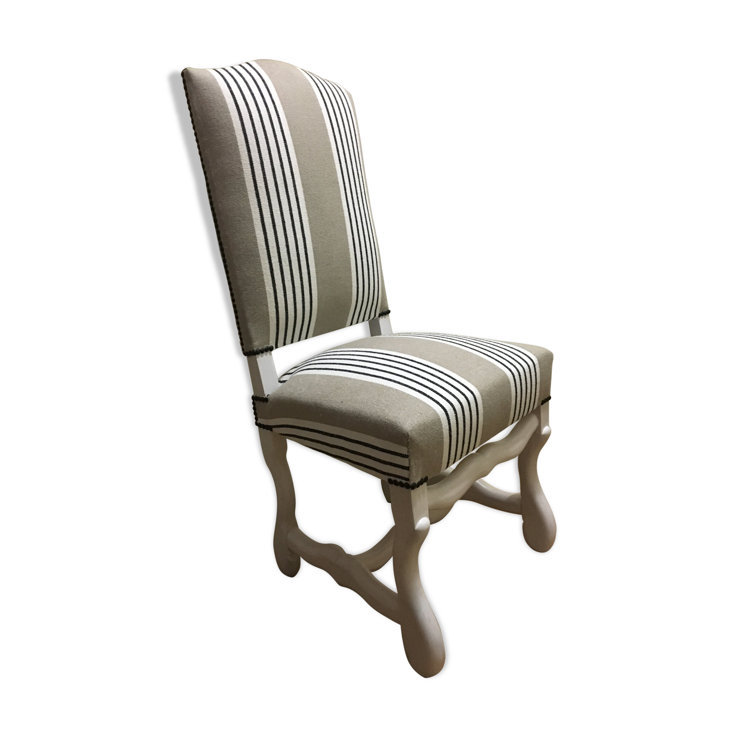 Chaise de style Louis XIII dite "Os de mouton"