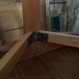 Scandinavian round table with extension