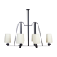 Wrought iron chandelier 1950-60