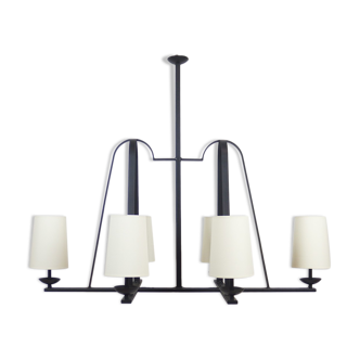 Wrought iron chandelier 1950-60