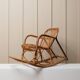 Vintage bamboo rocking chair for children - Bohemian chair - Mid-Century design - Italy 1970s