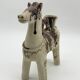 Ceramic candlestick horse, Sardinian, 1960s