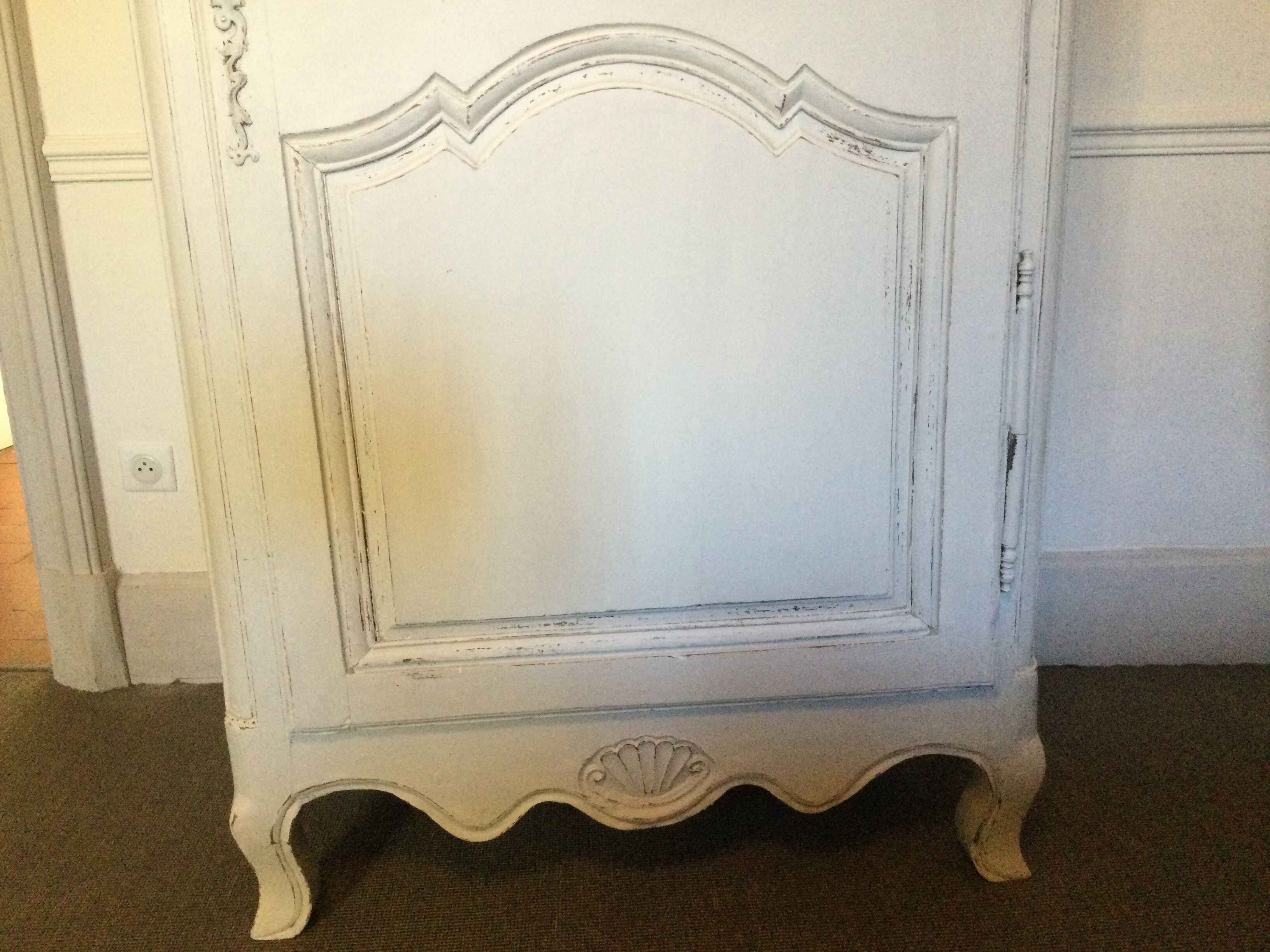 Antique knitted cabinet