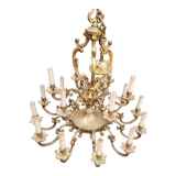 Late nineteenth bronze chandelier