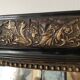 Antique Louis Philippe mirror in black and gold, 93X68cm