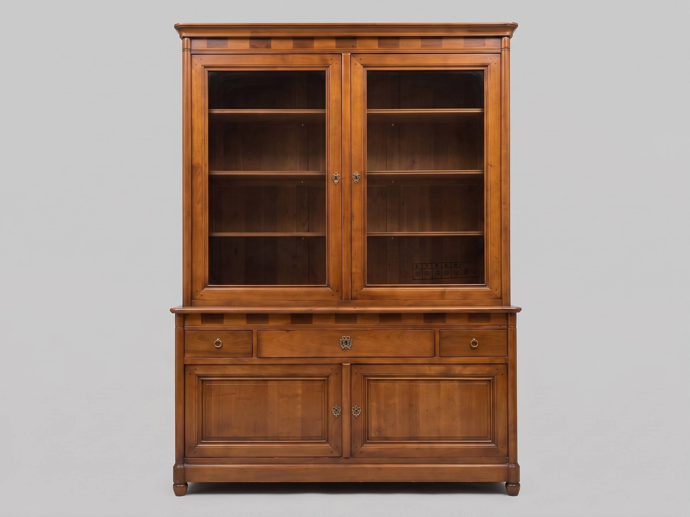 Meuble vitrine style Louis Philippe