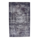 Tapis vintage violet foncé