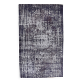 170x275 cm Dark Purpel vintage carpet, distressed dark purpel old carpet.