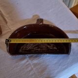 Set of 2 cooked potatoes in glazed earthenware