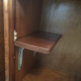 Pair of Iroko Science Lab Cupboards from 1950