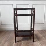 Vintage rattan bedside table