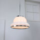 Suspension opaline & chrome