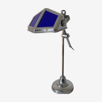 Vintage 1930- 1930 - 46 cm chrome-colored art deco pirouett lamp
