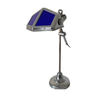 Vintage 1930- 1930 - 46 cm chrome-colored art deco pirouett lamp