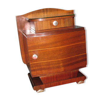 Bedside art deco rosewood