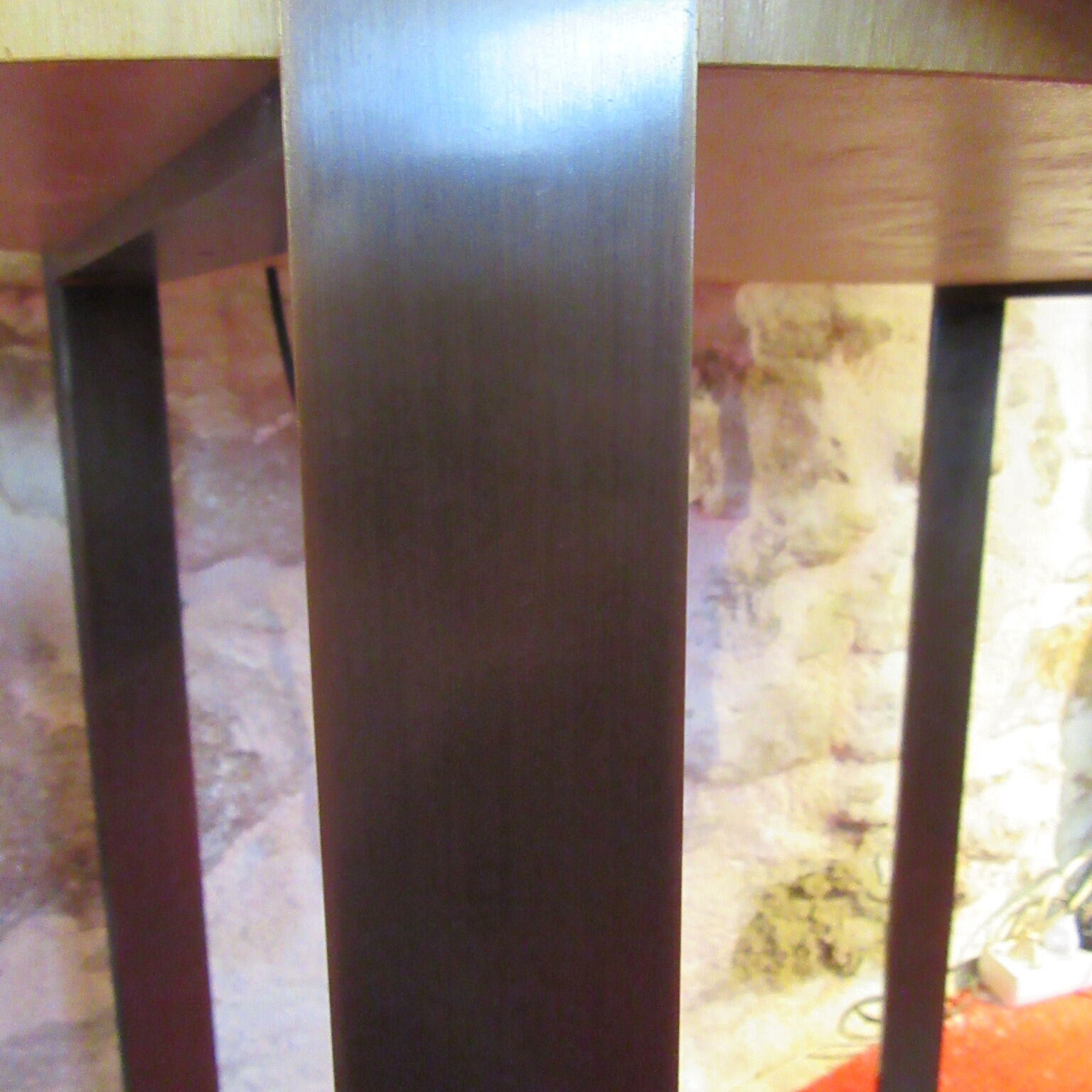 Jeweler's showcase or for collector in sycamore and bronze