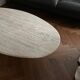 Ligne Roset vintage travertine coffee table from the 70s