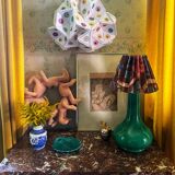 Mid-Century Modern Emerald Green Casa Pupo of London Table Lamp, 1960's