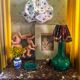 Mid-Century Modern Emerald Green Casa Pupo of London Table Lamp, 1960's