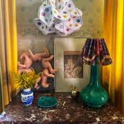 Mid-Century Modern Emerald Green Casa Pupo of London Table Lamp, 1960's