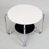 Table Kovona noir et blanc fabriquée en Tchéquie des années 1950