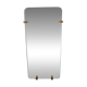 Large Trapezoidal Mid-Century Full-Length Wall Mirror, Vienna, Austria, 1950s
